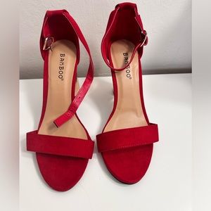 Red BAMBOO size 6 women